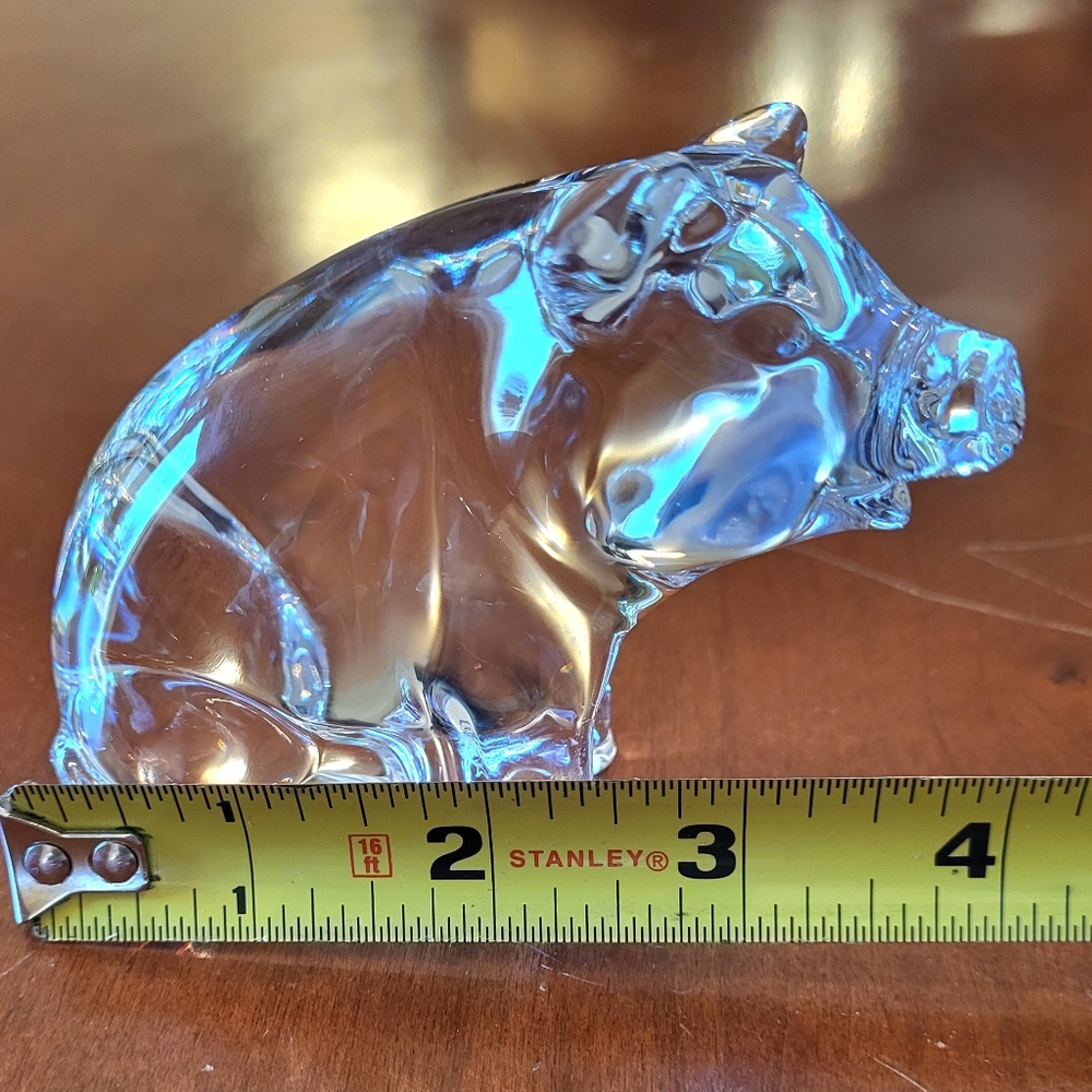 Princess House Crystal Pet Collection Penelope Pig 24% Lead Crystal Germany - Picture 9 of 9